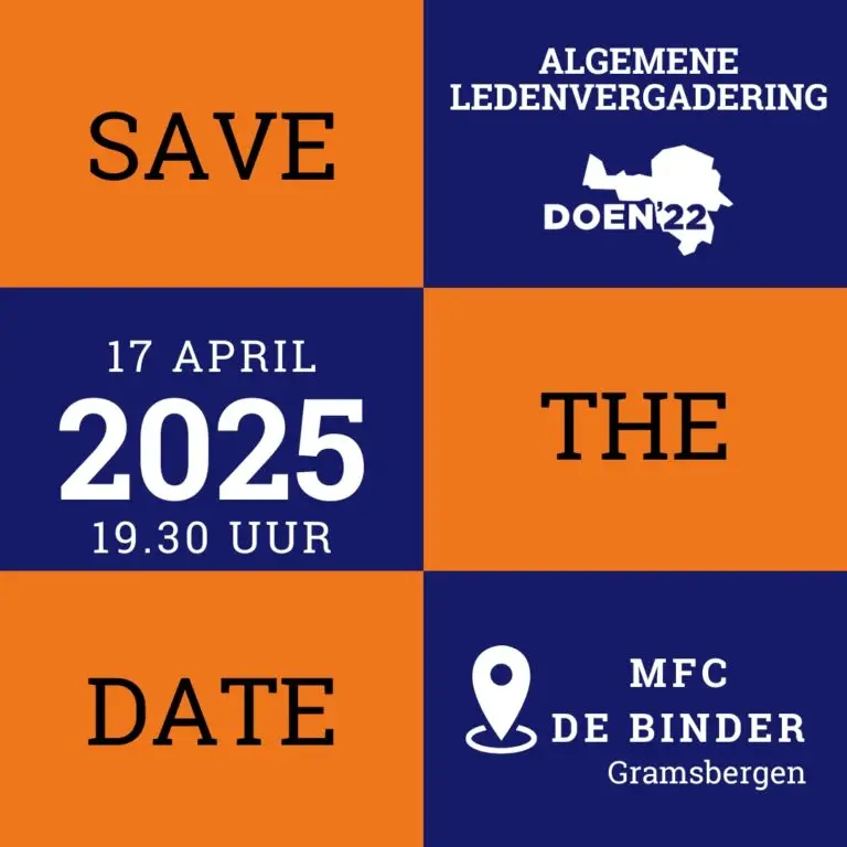 Algemene ledenvergadering DOEN’22