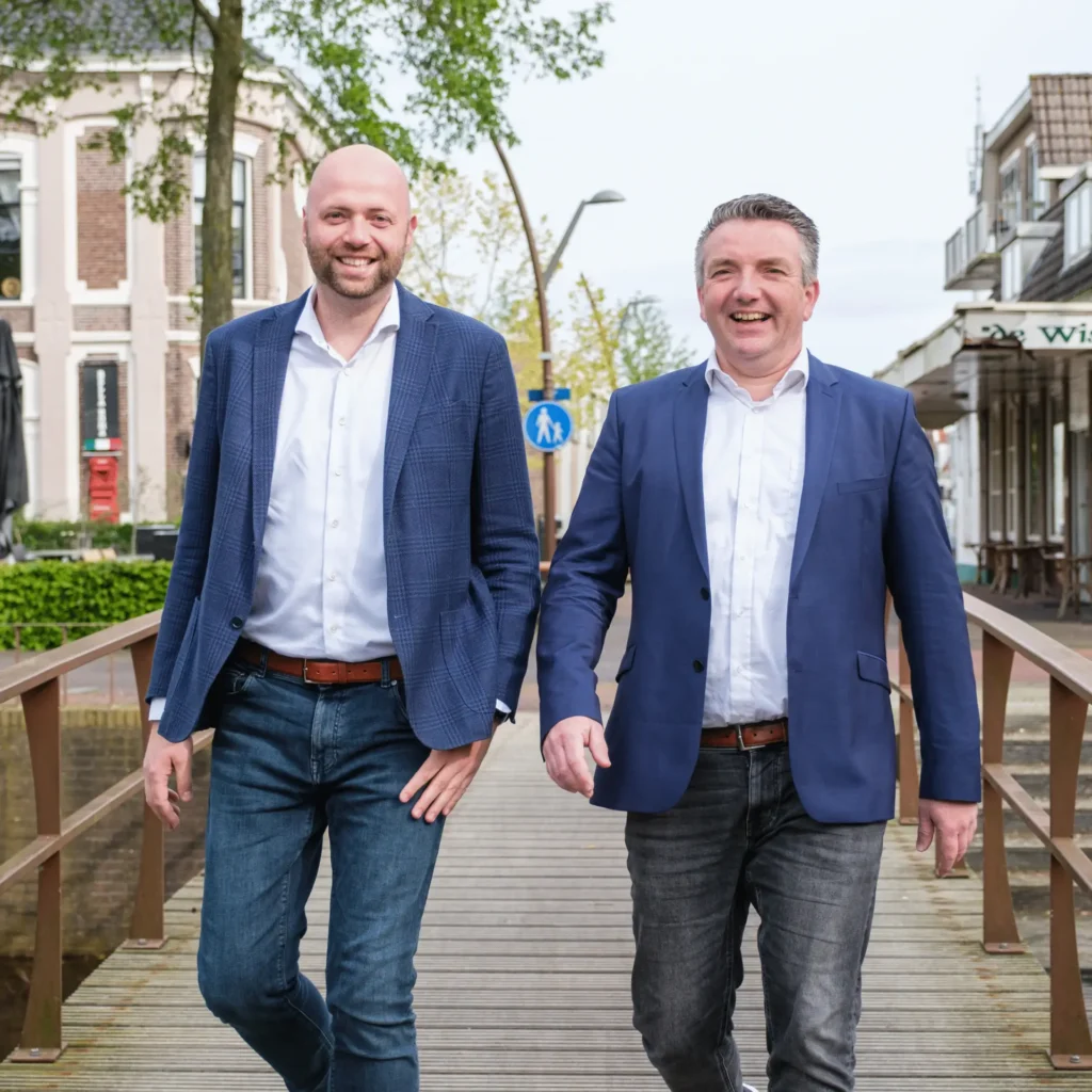 Piet-Cees van der Wel en Erik Volkers